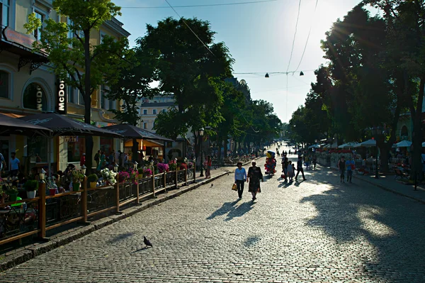 Deribasivska street, Odessa — Stockfoto