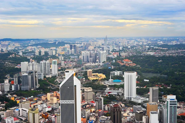 Kuala Lumpur cityscape, Malajsie — Stock fotografie