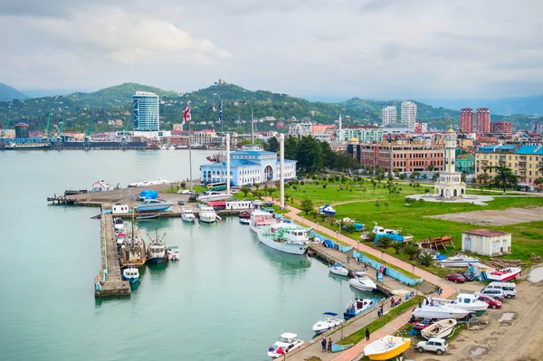 Θάλασσα λιμάνι batumi, γεωργία — Φωτογραφία Αρχείου