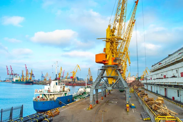 Odessa sea port, Ukraina — Stockfoto