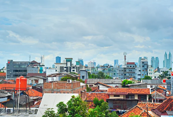 Jakarta manzarası, Endonezya — Stok fotoğraf