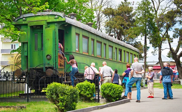 Stalin Vagonářské muzeum. Gori, Gruzie — Stock fotografie