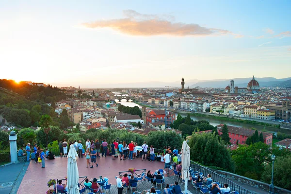 Viewpoint restaurant. Florence, Italy — Stock Photo, Image