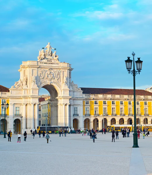 Торговая площадь, Лиссабон — стоковое фото