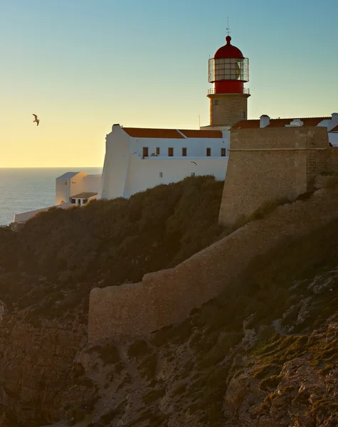 Cabo Sao Vicente fyr — Stockfoto