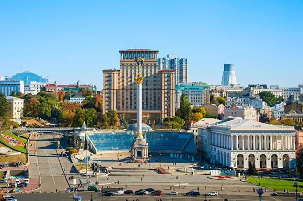 Plaza de la Independencia en Kiev —  Fotos de Stock