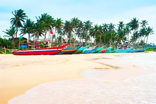 Sri lanka wioski rybackiej — Zdjęcie stockowe