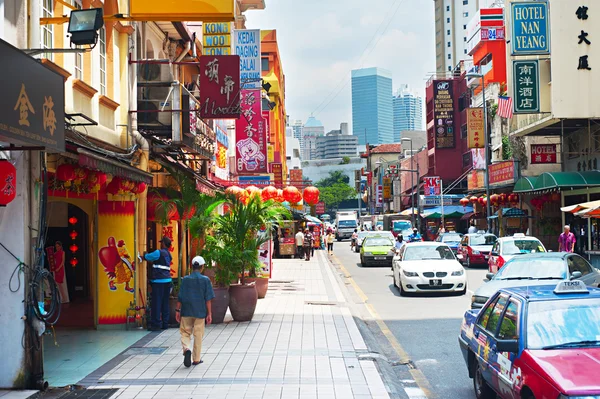 Chinatown street in Kuala Lumpur Stock Picture