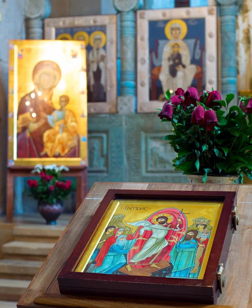 Ołtarz w katedrę Svetitskhoveli — Zdjęcie stockowe