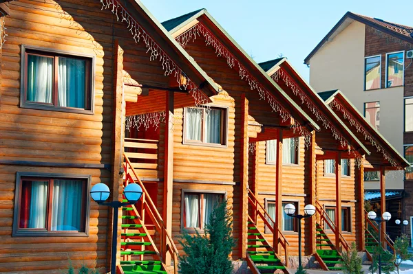 Modern Wooden houses — Stock Photo, Image