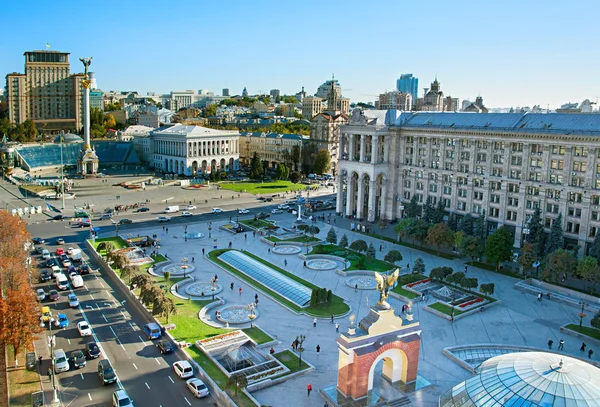 Centro da cidade de Kiev — Fotografia de Stock