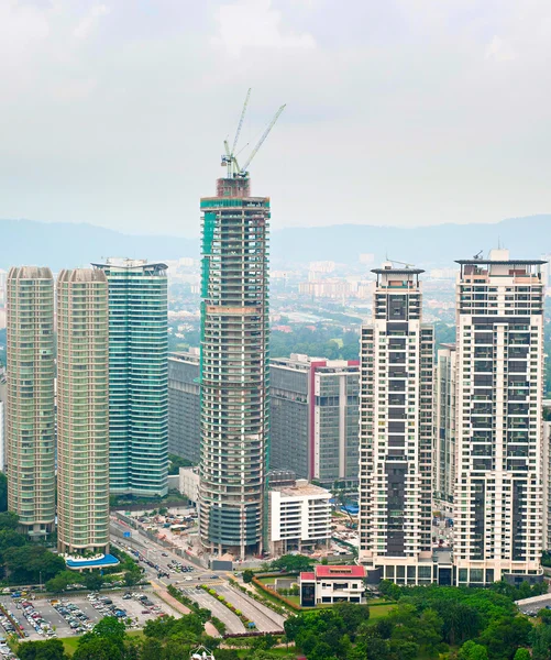 Куала-Лумпур будівництва — стокове фото