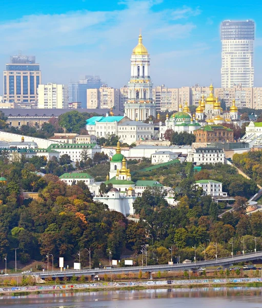 Widok z Kijów Pechersk Lavra. Ukraina — Zdjęcie stockowe