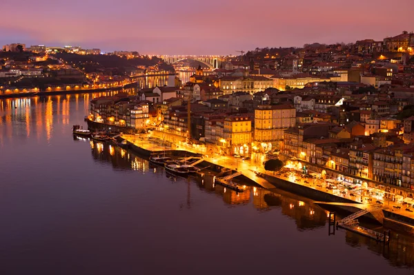 Skyline del centro storico di Porto — Foto Stock