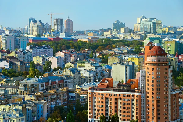 Skylines modernos de Kiev — Fotografia de Stock