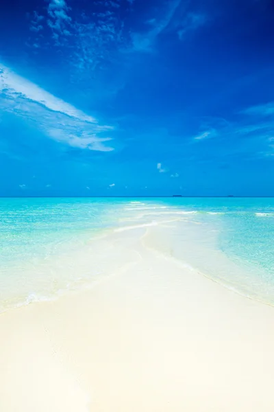 Paisaje de playa en Maldivas — Foto de Stock