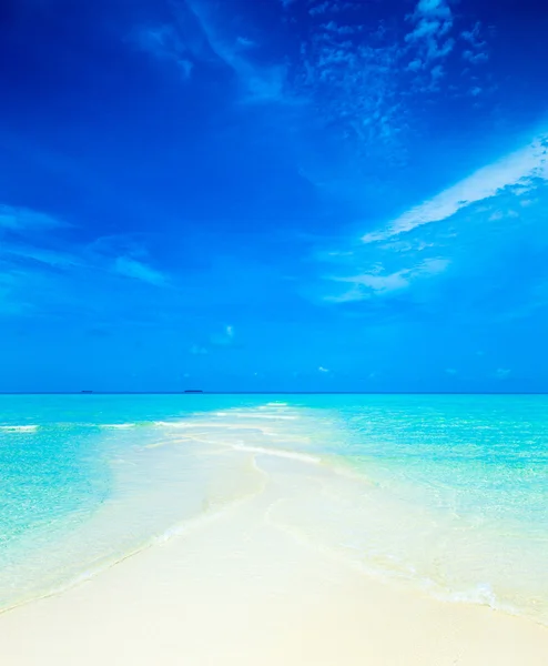 Plage tropicale aux Maldives — Photo