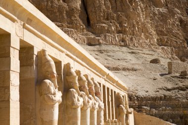  Başına tapınak yakınlarında Luxor 