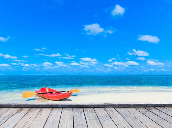 Tropical beach in Maldives — Stock Photo, Image