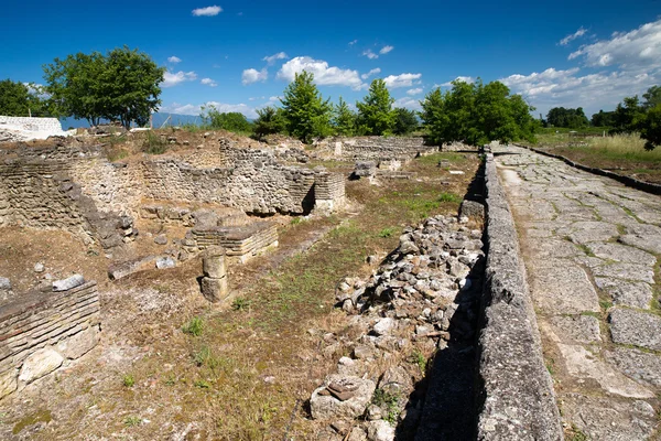 Αρχαία ερείπια στο Δίον, Ελλάδα. — Φωτογραφία Αρχείου