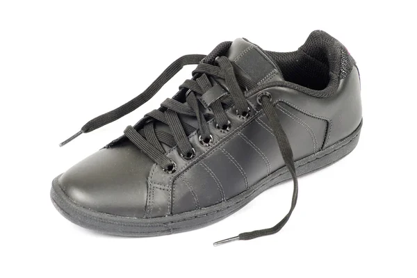 Black casual shoe — Stock Photo, Image