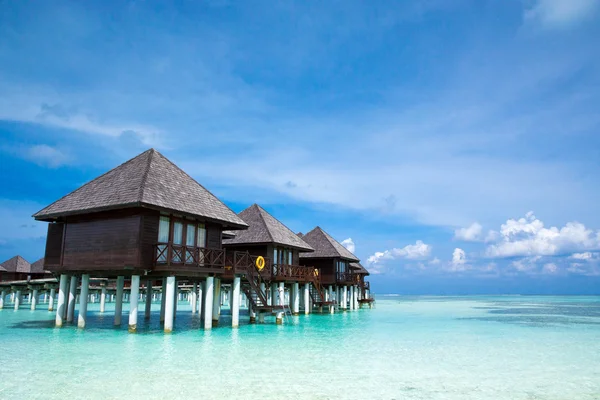 Water bungalows at Maldives — Stock Photo, Image