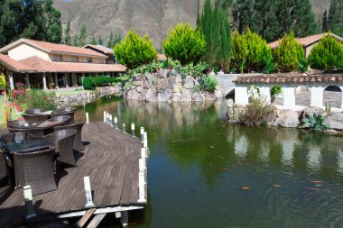 Bahçe gölet, yatay 