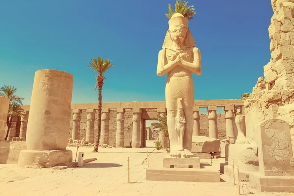 Tempel von Karnak in Ägypten — Stockfoto