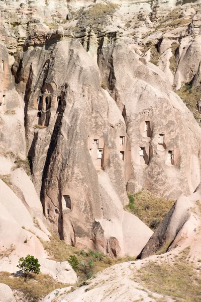 Einzigartige geologische Formationen in Kappadokien — Stockfoto