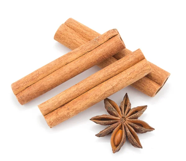 Anise and cinnamon sticks — Stock Photo, Image