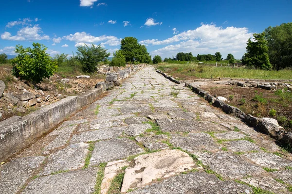 Ancient ruins in Dion, Greece. — Stock Photo, Image