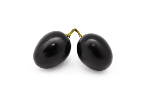 Raisins mûrs isolés sur blanc — Photo