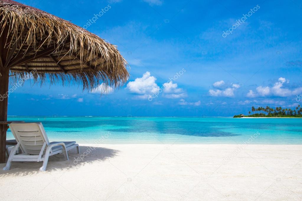 Tropical beach in Maldives