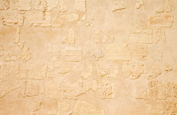 Ancient hieroglyphs on wall — Stock Photo, Image