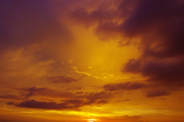 Beautiful sunset sky — Stock Photo, Image