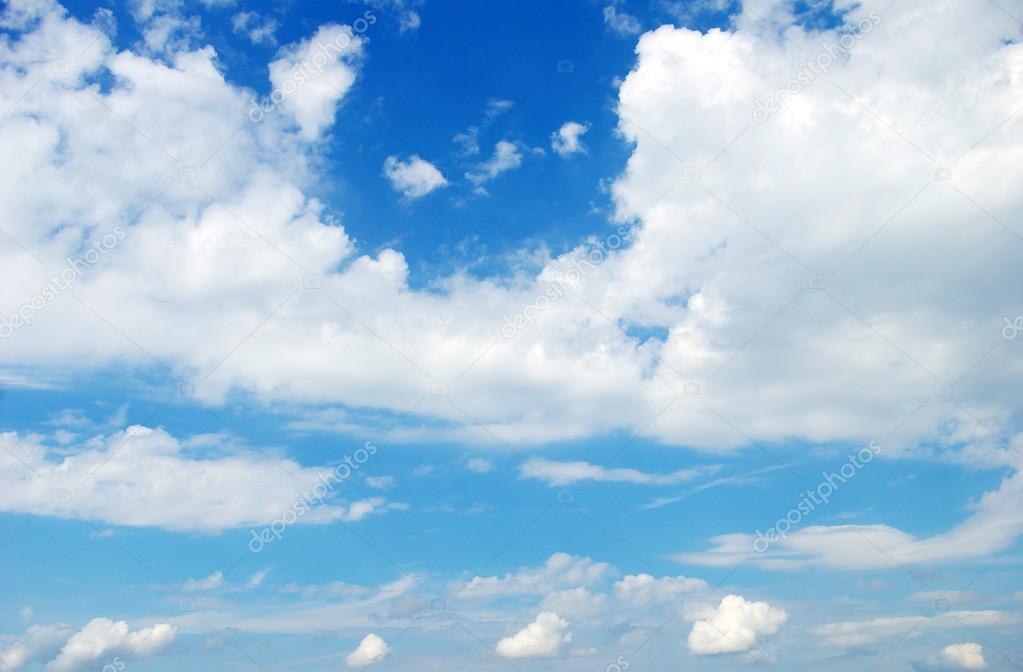 Blue sky background