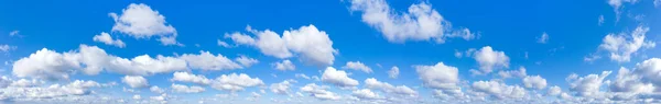 Nube Esponjosa Panorámica Cielo Azul Cielo Con Nube Día Soleado — Foto de Stock