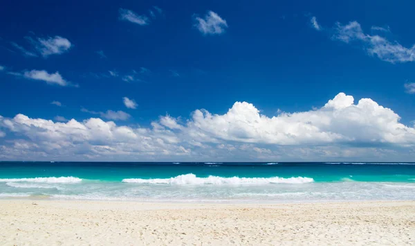 Spiaggia Tropicale Mare Caraibico Paesaggio Marino — Foto Stock