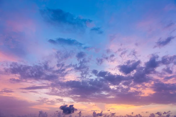 Colorful Sunset Sky Tranquil Sea Surface — Stock Photo, Image