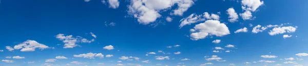 Blue Sky Background Tiny Clouds Panorama Background — Stock Photo, Image