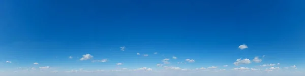 Nuage Pelucheux Panoramique Dans Ciel Bleu Ciel Avec Nuage Par — Photo