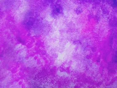 Beyaz arka planda soyut pembe suluboya resim el boyası. 