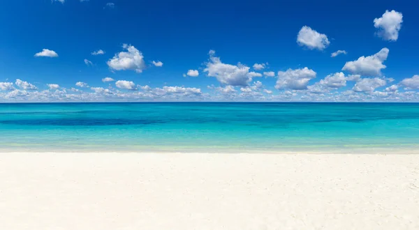 Ilha Maldivas Tropicais Com Praia Areia Branca Mar — Fotografia de Stock