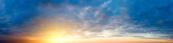 Естественный Фон Красочного Панорамного Неба Облако Фоне Восходящего Неба Фон — стоковое фото