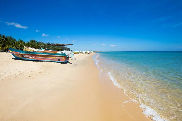 Tropisk Strand Sri Lanka Sommar Semester Och Semester Koncept För — Stockfoto