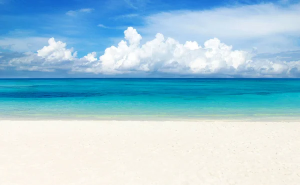 Île Tropicale Des Maldives Avec Plage Sable Blanc Mer — Photo