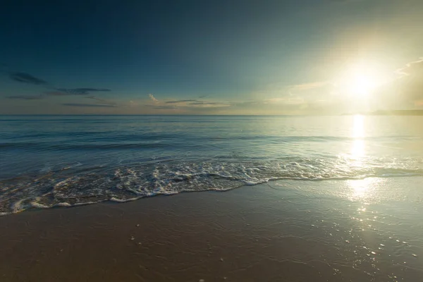 Färgglad Solnedgång Över Havet Tropiska — Stockfoto