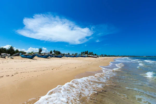 Tropisk Strand Sri Lanka Sommar Semester Och Semester Koncept För — Stockfoto