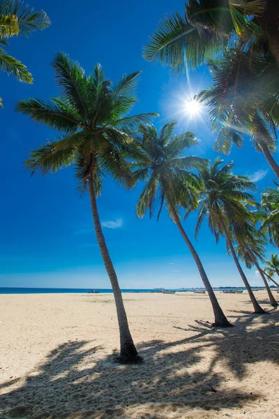 Tropischer Strand Sri Lanka Sommerurlaub Und Urlaubskonzept Für Den Tourismus — Stockfoto