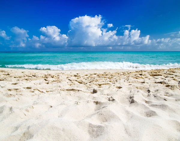 Mooie Tropische Malediven Eiland Met Strand — Stockfoto